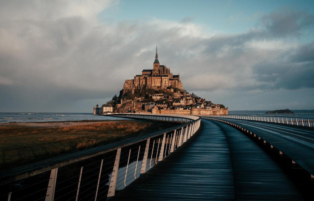 Gite Mont Saint Michel "Aucoeurdelabaie" Sains Exteriör bild